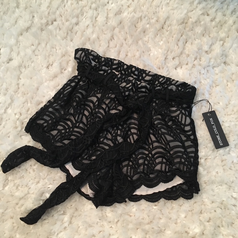 Stone Cold Fox Lace Shorts - Picture 3 of 4